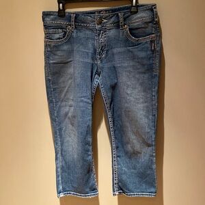 Silver Suki Surplus Capri jeans  Size 31